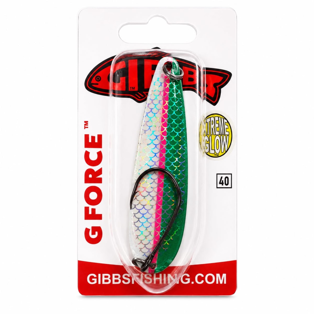 CUCHARA TROLLING GIBBS G-FORCE 40 – FLAMING HANS5