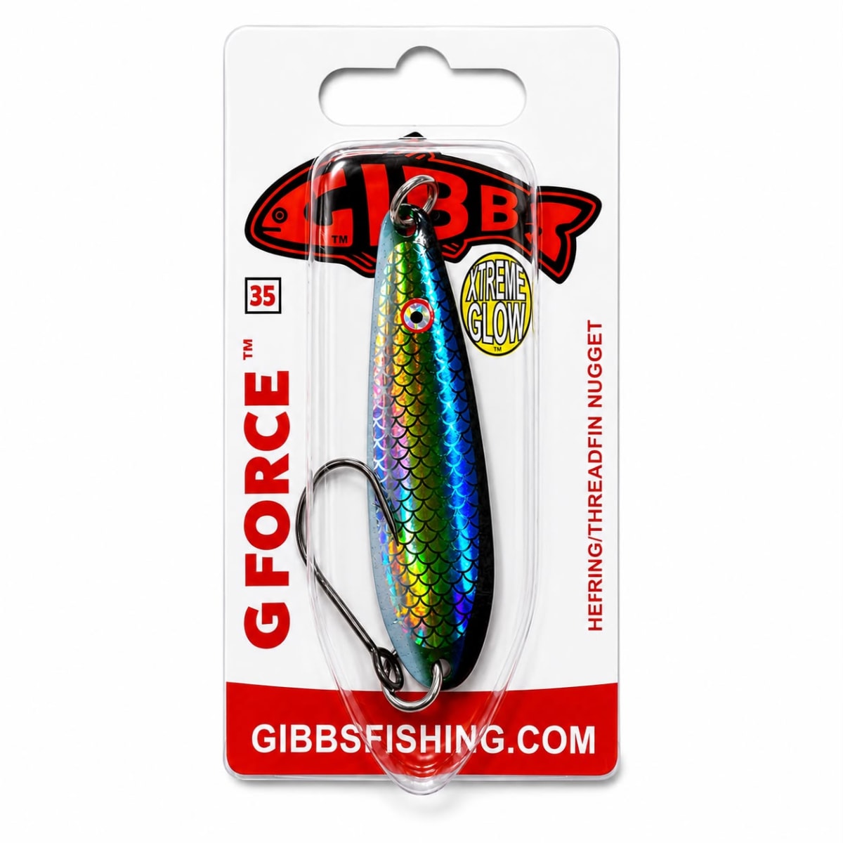 CUCHARA TROLLING GIBBS G-FORCE 35 – GOLDEN NUGGET HERRING AID5