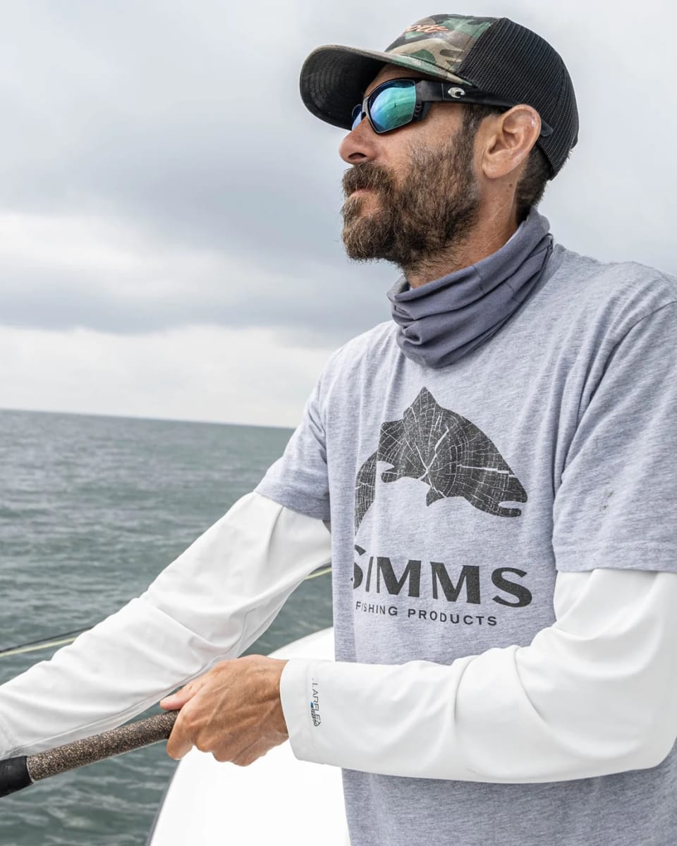 POLERA SIMM'S WOOD TROUT FILL GREY HEATHER T/L8