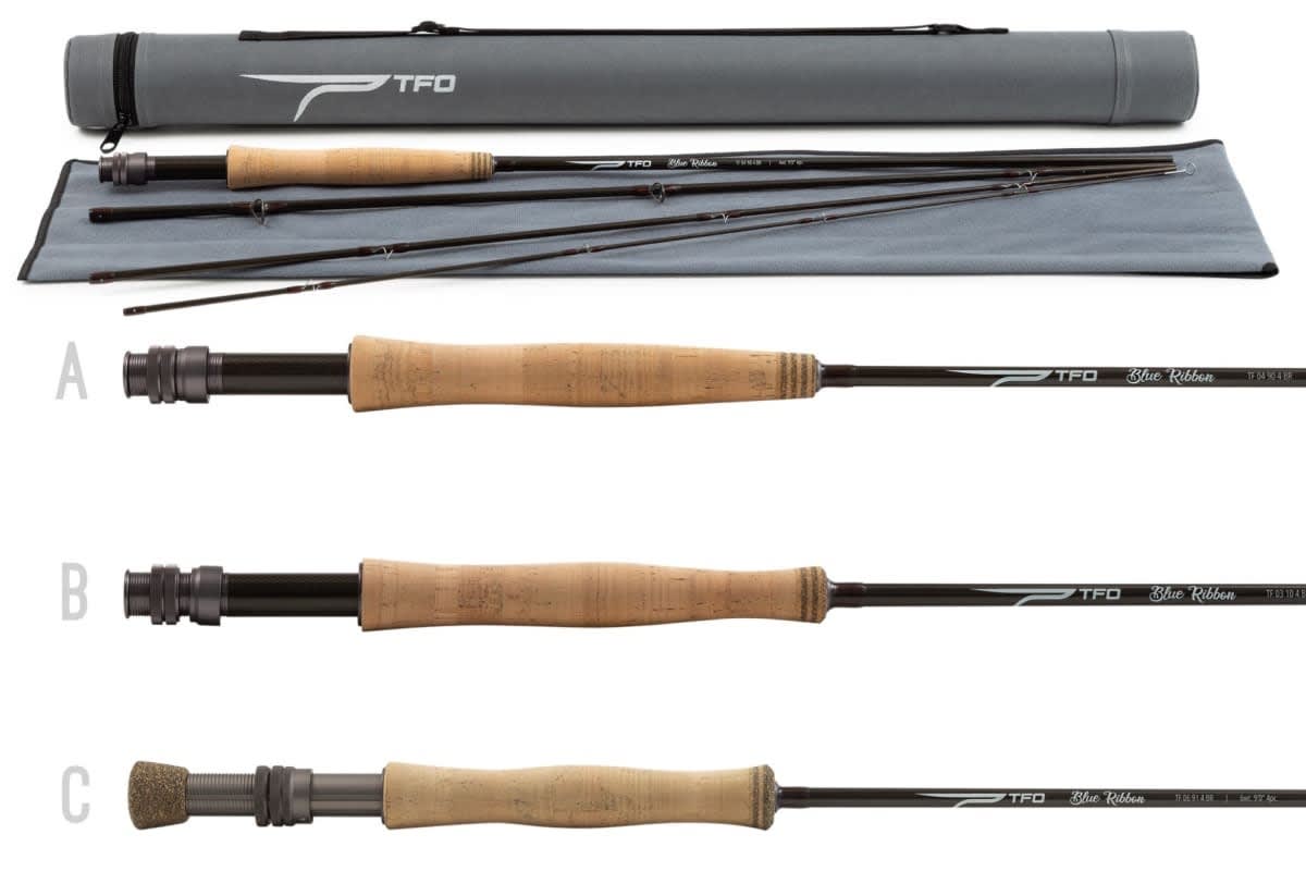 CAÑA FLY FISHING TFO BLUE RIBBON 10 PIES1