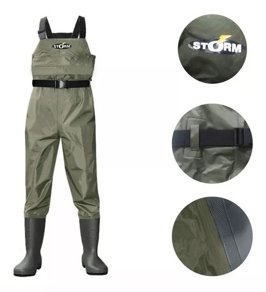 WADER DE LUJO PVC 420D STORM1