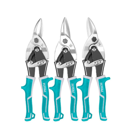 Tijera hojalatera tipo aviador 3 pcs TOTAL1