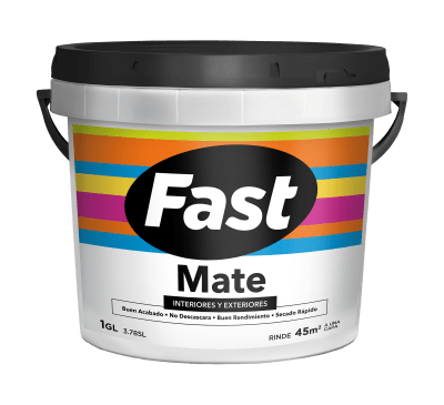 Pintura látex mate marfil 1Gl FAST1