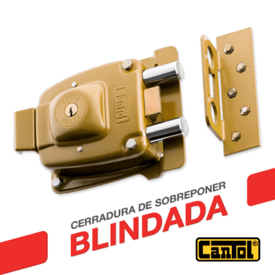 Cerradura blindada máxima 1800 3 golpes Cantol1