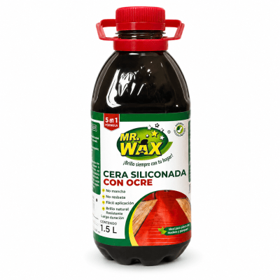 Cera liquida restaurada con ocre 1.5L Mr. wax1
