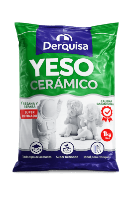 Yeso cerámico1kg Derquin1