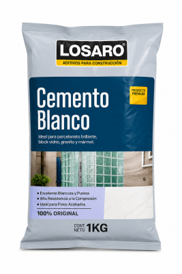 Cemento blanco 1kg Losaro1
