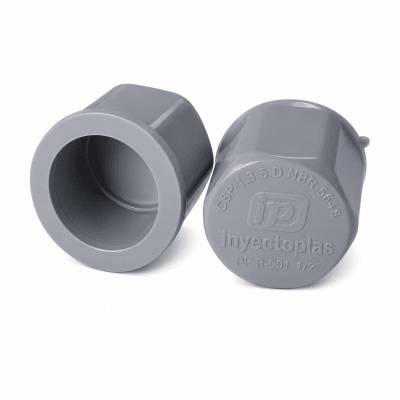 Tapón hembra 1/2 pvc sin rosca - agua fria1