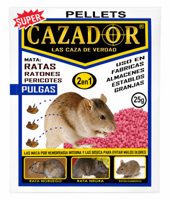 Veneno cebo raticida 2 en 1 25gr Cazador1