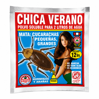 Mata cucaracha 12gr Chica Verano1
