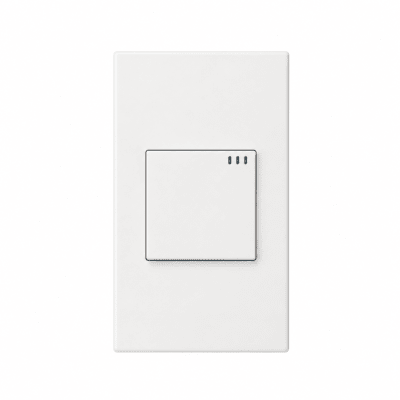 Interruptor simple plana blanco Cubull L3-0051