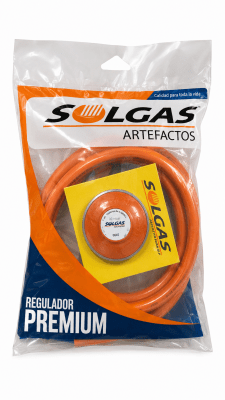 Kit regulador de gas premium Solgas1