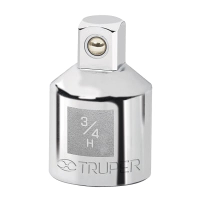 Adaptador para ratchet de encastre 3/4'' a encastre 1/2'' Truper1