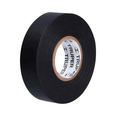 Cinta aislante de 18 m x 19 mm negra Truper1