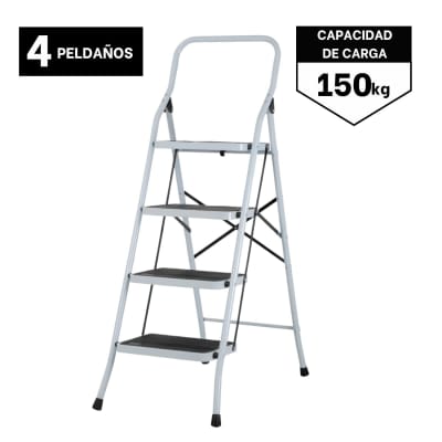 Escalera Tubular 4 Peldaños Pretul1