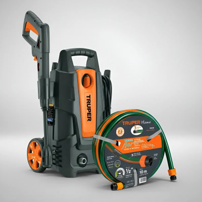 Hidrolavadora 1400W 1500 PSI + Manguera 10 metros Truper1