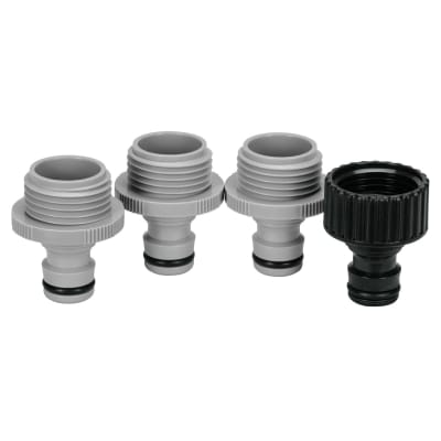 Juego de 4 adaptadores para conectores click. truper1