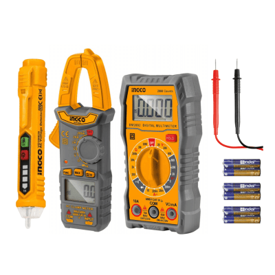 Kit de 3 herramientas para pruebas eléctricas Ingco DM30281