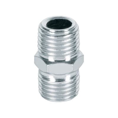 Niple acero, cuerda 1/4 NPT, Pretul1