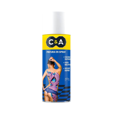 pintura spray blanco mate 400ml C&A1