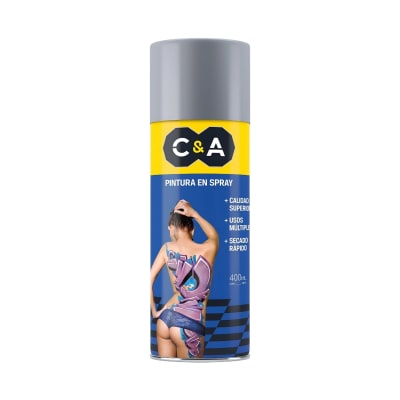 pintura spray gris 400ml C&A1
