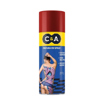 Pintura spray rojo brillante 400ml C&A1