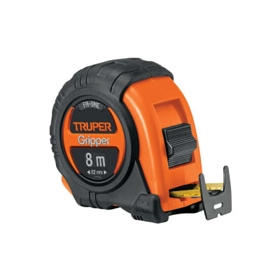 Wincha contra impactos 8 m cinta 25 mm grad. métrica Truper1