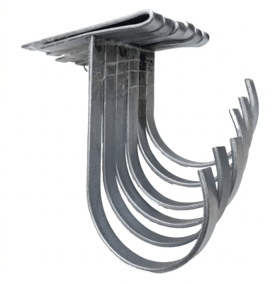 Abrazadera para canaleta pvc 6