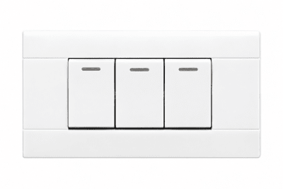 Interruptor triple blanco Cubull A3-0091
