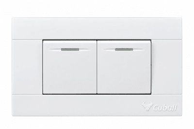 Conmutacion doble blanco Cubull A3-0081