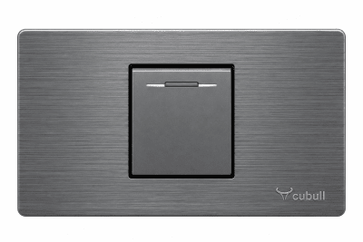 Interruptor simple gris Cubull A5-0051