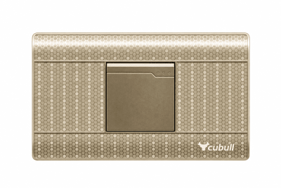 Interruptor simple dorado Cubull A6-0051