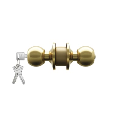 Cerradura tipo bola dormitorio bronce pulido Travex1