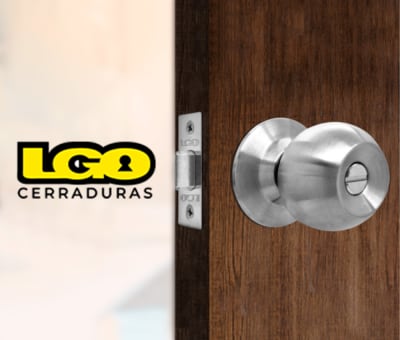 Cerradura tipo bola baño acero inoxidable LGO1