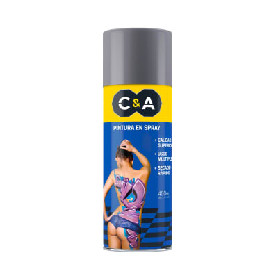 Pintura spray anticorrosivo gris 400ml C&A1