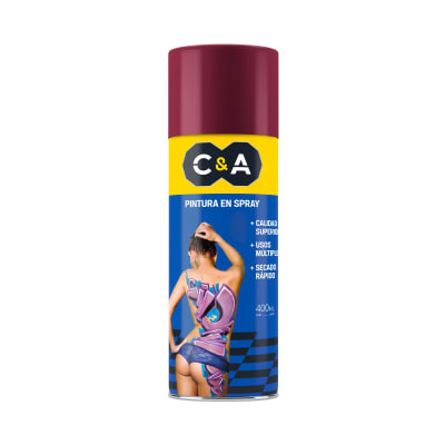 Pintura spray guinda 400ml C&A1