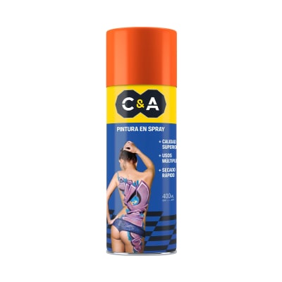 Pintura spray naranja 400ml C&A1