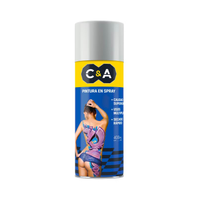Pintura spray silver gray 400ml C&A1