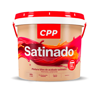 Pintura látex satinado blanco hueso 1gl  CPP1