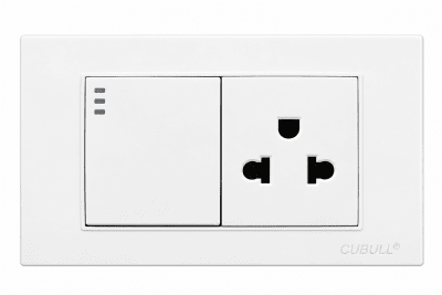 Interruptor mixto blanco Cubull L3-0271