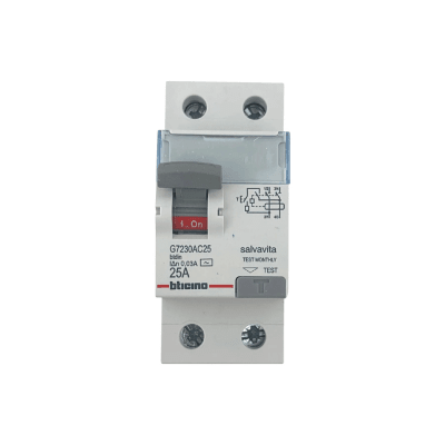 Interruptor diferencial 2x25A Bticino1
