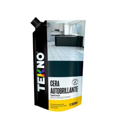 Cera auto-brillante 300ml negro Tekno1