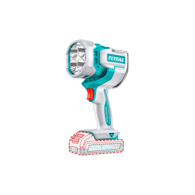 Linterna de trabajo 20v 22.5w 25000lm led 130G industrial Total1