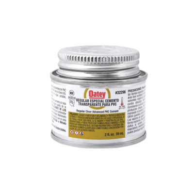 Pegamento para pvc transparente 2oz 59 ml Oatey1