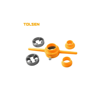 Juego de roscas para tubrias de pvc Tolsen1
