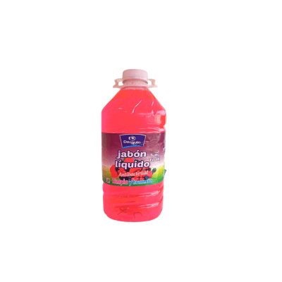 Jabón liquido antibacterial tuti fruti galón Derquin1