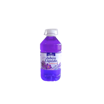 Jabón liquido antibacterial lavanda galón derquin1
