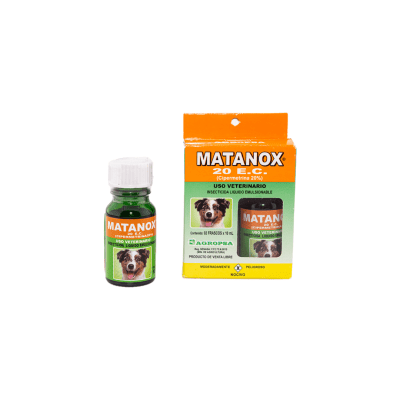 Matanox 20 E.C. (Cipermetrina 20%) caja x2  Uso Veterinario1