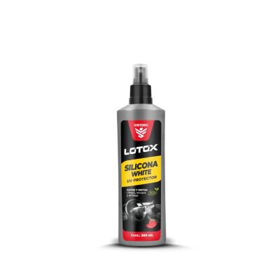 Silicona white con uv protector autos y motos Vistony1