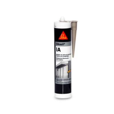 Sellador de silicona acético gris sikasil -ia1